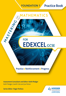 Mastering Mathematics Edexcel GCSE Practice Book: Foundation 1
