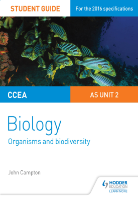 CCEA AS Unit 2 Biology Student Guide: Organisms and Biodiversity