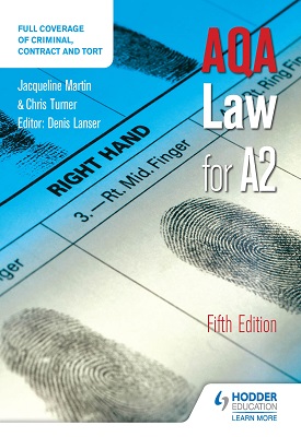 AQA Law for A2 Fifth Edition