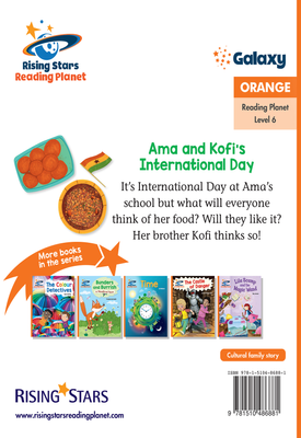 Reading Planet Ama and Kofi's International Day Orange Galaxy