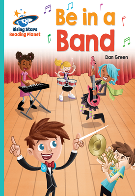 Reading Planet Be in a Band Turquoise Galaxy