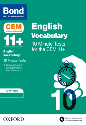 Bond 11+ CEM Vocabulary 10 Minute Tests